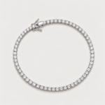 Picture of 925 Silver Classic CZ Tennis Bracelet